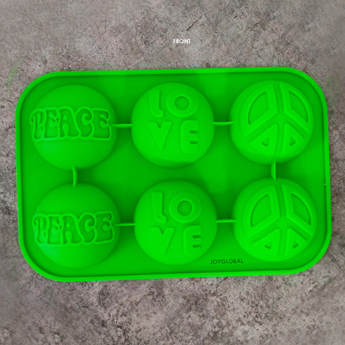 Silicone Love Peace Mould