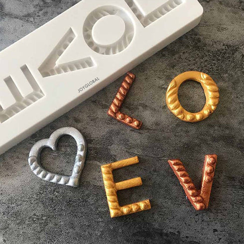 Silicone Love With Heart Mould