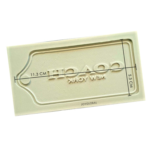 Silicone Coach Tag Mould