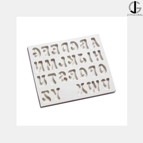 Silicone Groovy Alphabet Mould