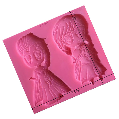 Silicone Princess Beautiful Girl Mould