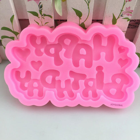 Silicone Happy Birthday Mould