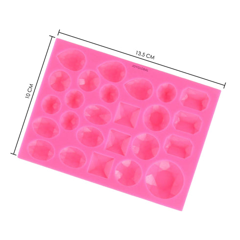 Assorted Diamond Gems Silicone Mould
