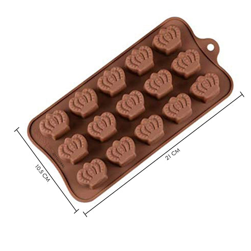 Silicone Crown Shape Mould - 15 Cavity