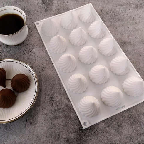 Silicone Onion Bun/Modak Entremet Mould - 15 Cavity