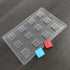 Cacao 12 Cavity Cross PVC Chocolate Mould - 11 Grams