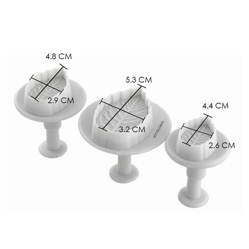 Plastic Rose Leaf Plunger Cutter - Big Size