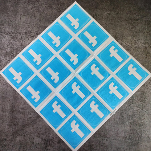 Facebook Social Media Paper Napkins