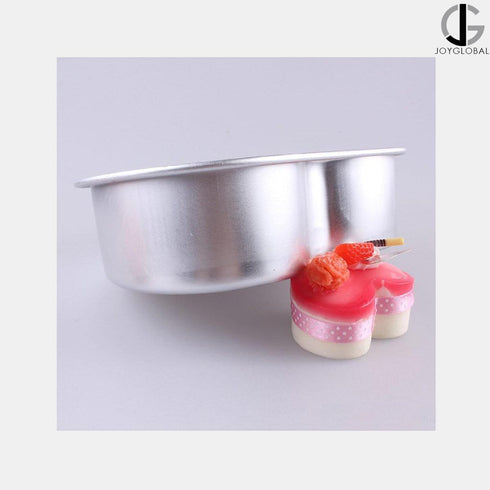 Aluminum Heart Shaped Cake Pan - Set 3 Pieces