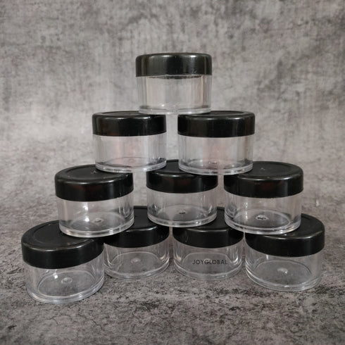 15 Grams Round Lip Balm Jar - 10 Pieces