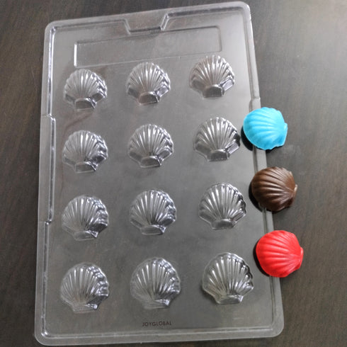 Cacao Shell Shape PVC Mould - 8 Grams