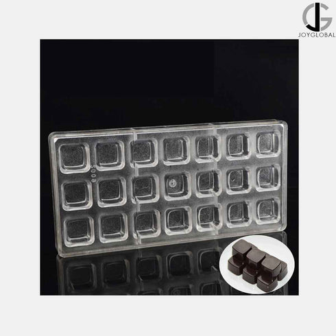 Polycarbonate Square Cube Mould - 12 Grams