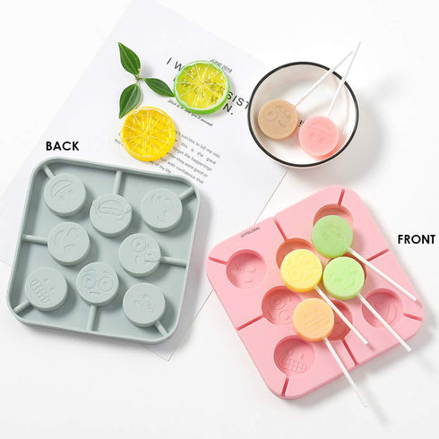 Silicone Emoji Emoticon Lollipop Mould