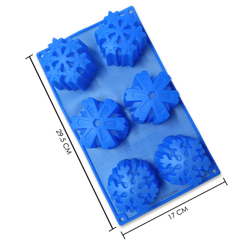 Silicone Snowflake Mould - 130 Grams