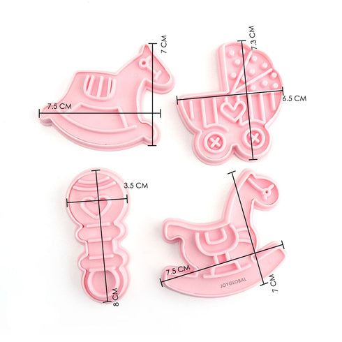 Baby Shower Baking Cutter Set: Perfect DIY Biscuit Tools