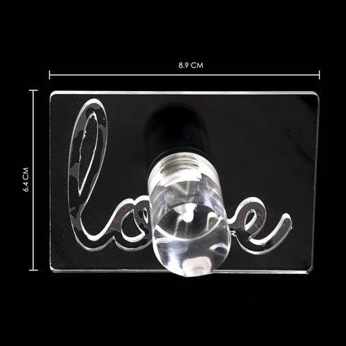 Acrylic “Love” Stamp