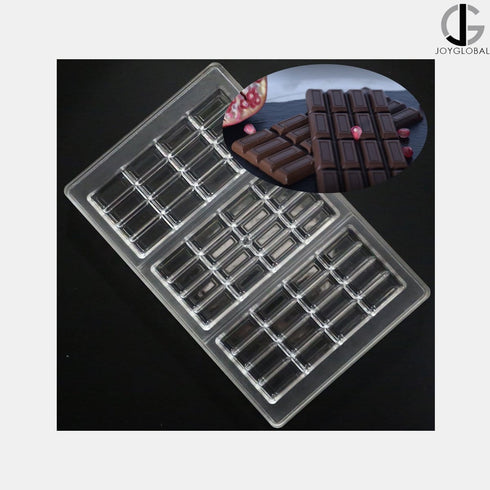 Polycarbonate Big Chocolate Bar Mould - 60 Grams