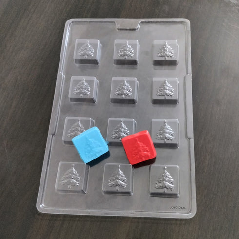 Cacao Christmas Tree Shape PVC Chocolate Mould