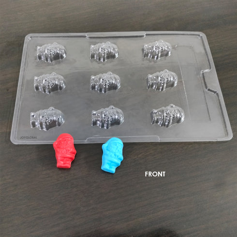 Cacao Santa Shape Christmas PVC Mould - 12 Grams