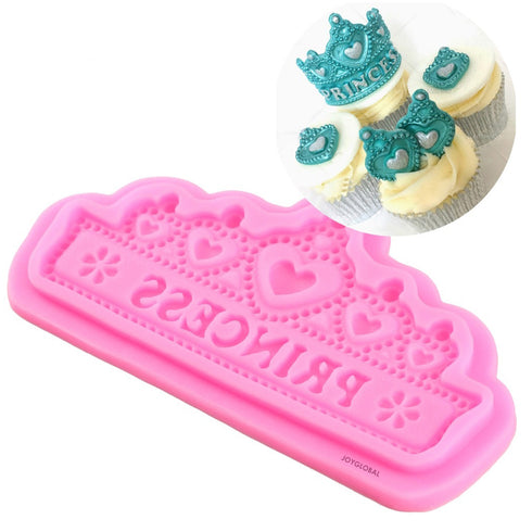 Silicone Princess Crown Mould