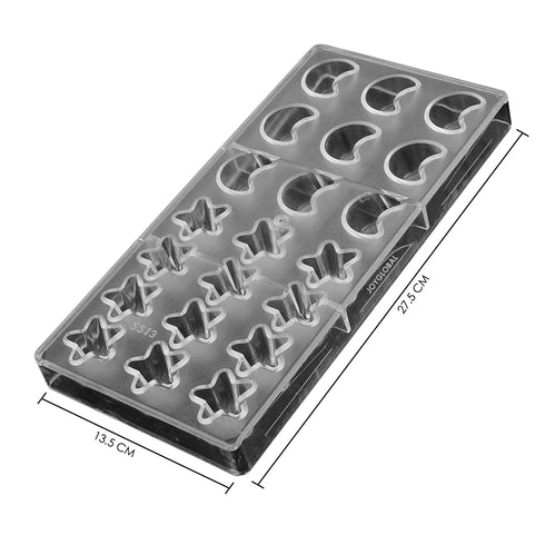 Polycarbonate Moon and Star Mould - 7 Grams