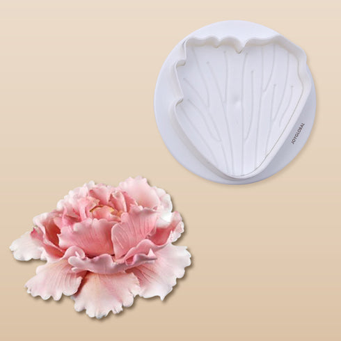 Veined Peony Plunger Cutter Set