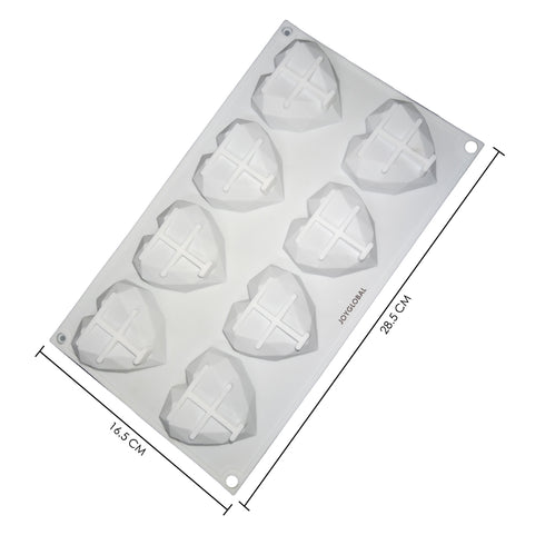 Silicone Diamond Heart Mould