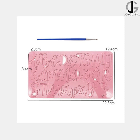 JoyGlobal Alphabet Sweet Stamp - Cake Decoration Tool