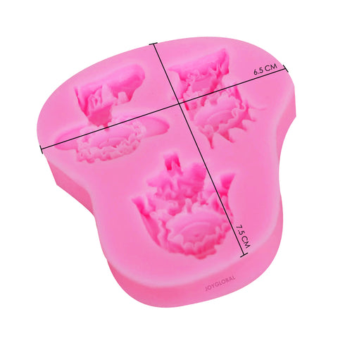 Silicone Girl Princess Mould - 3 Cavity