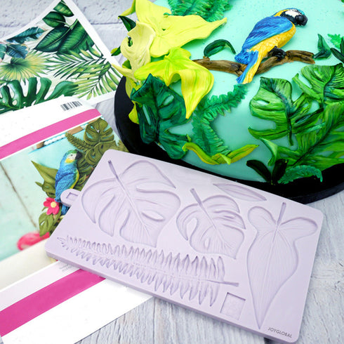 Silicone Tropical Leaf Mould