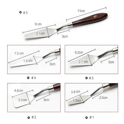 Stainless Steel Palette Knives