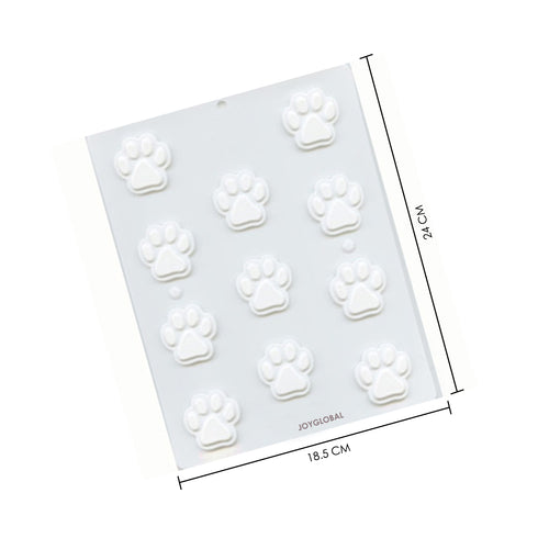 Plastic Dog Paw Chocolate Mould