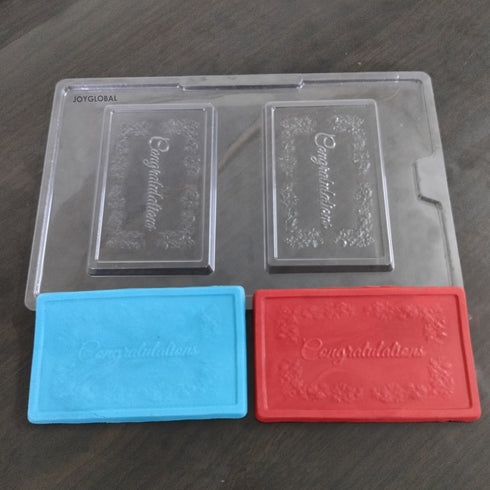 Cacao Congratulations PVC Chocolate Mould
