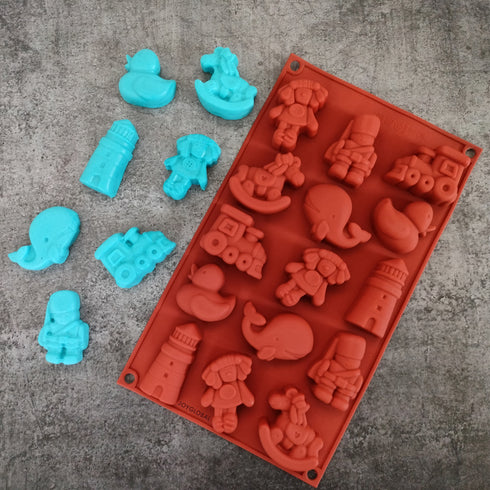 Silicone Sea Creatures Bakeware Soapware Mould - 25 Grams