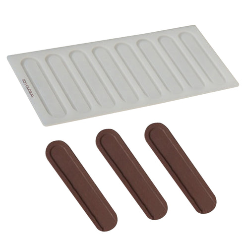 Silicone Oval Garnish Mould for Cakes & Chocolates