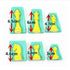 Silicone 3D Chessman Shape Mould - 6 Sets (12 Pieces)