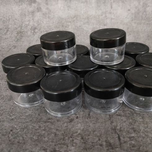 15 Grams Round Lip Balm Jar - 15 Pieces