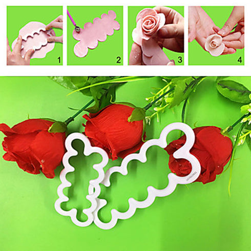 Plastic Easiest Rose Ever Cutters
