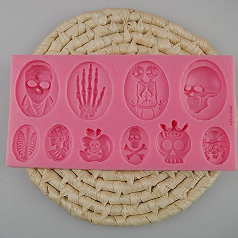Silicone Skull Skeleton Halloween Mould