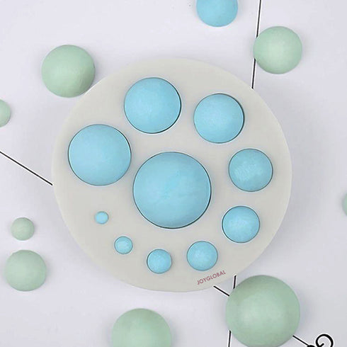 Silicone Half Sphere Mould - 10 Cavity