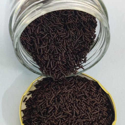 Edible Chocolate Vermicelli Sprinkles - 250 Grams