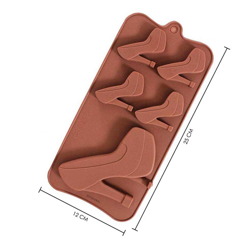 Silicone Multiple Sized Heels Shaped Mould