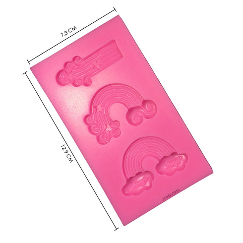 Silicone Rainbow And Cloud Mould