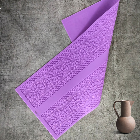 Silicone 2 Layer Designer Lace Mat