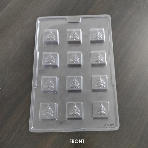 Cacao Christmas Tree Shape PVC Chocolate Mould
