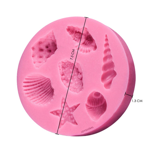Silicone Sea Creatures Mould - 7 Cavity