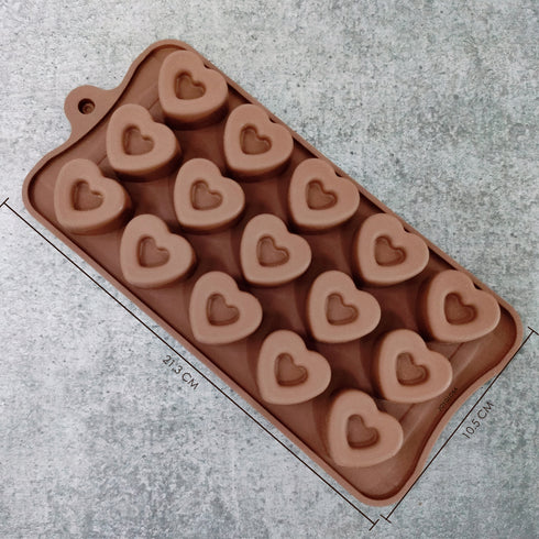 Silicone Heart Chocolate Mould