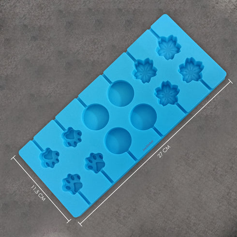 Silicone Designer Lollipop Mould (3 in 1)