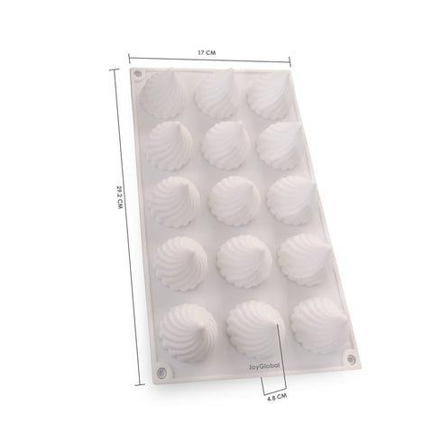 Silicone Onion Bun/Modak Entremet Mould - 15 Cavity