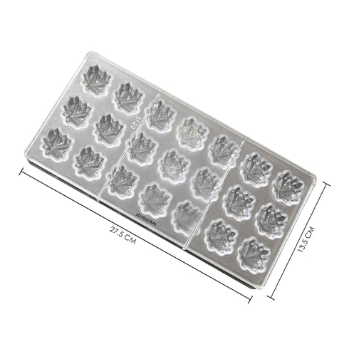 Polycarbonate Maple Leaf Professional Mould - 10 Grams
